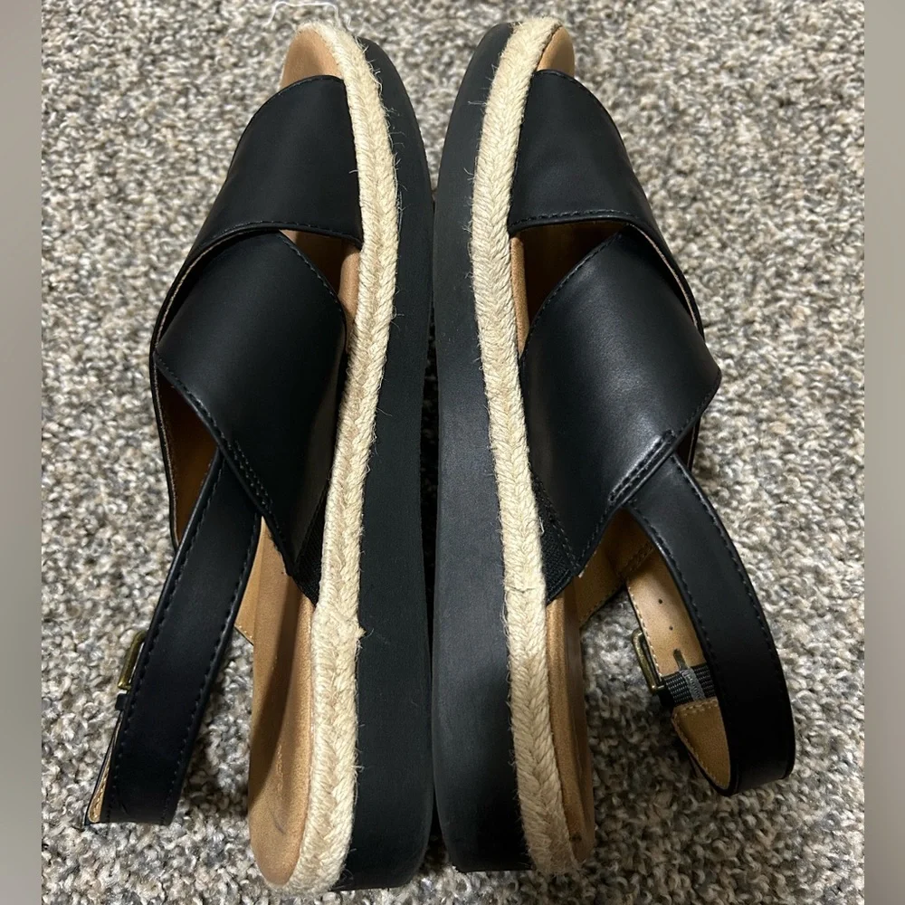 Women's Black Frances Heel Sandals - Picture 6 of 14